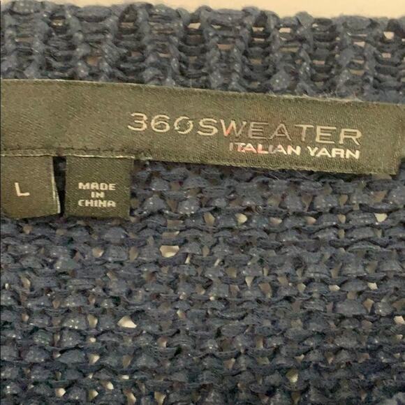 360 SWEATER KNITTED‎ BEAUTIFUL ITALIAN YARN SIZE L - Picture 4 of 7